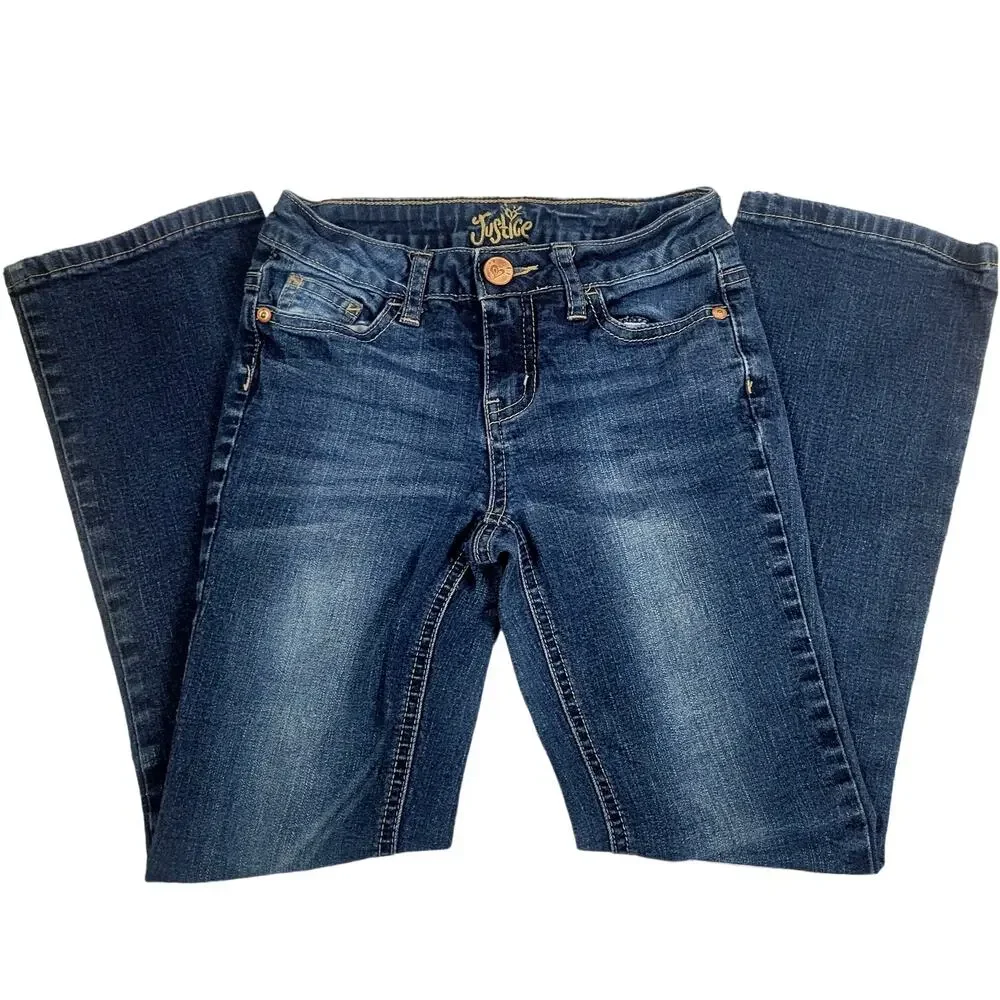 Justice Jeans Simply Low Bootcut‎ Girl's Size 10